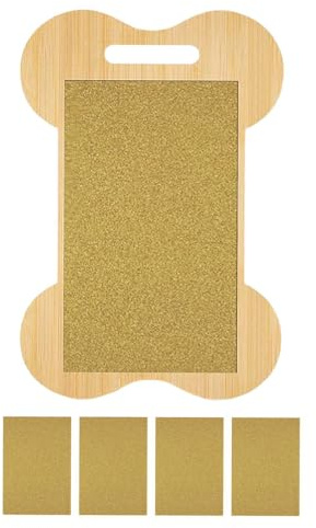 budiniao Tabla rascadora para Perros, Protector de Muebles, Lima de uñas para Madera, Tabla raspadora uñas para Perros, Suministro Esencial, Almohadillas rascadoras duraderas, Protector Muebles
