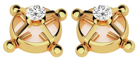Nippel Klemmen für Frauen，Fetisch Nippelklemmen，BDSMs Spielzeug hart，Edelstahl Brustwarzen，Einstellbar Nipple Clamps，Stimulation Erotik SM，für Paare Extrem Sex (golden)
