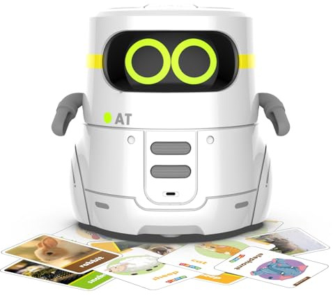 Leksaksrobot för barn – interaktiv talande husdjursrobot, röstaktiverad pedagogisk kompis, rolig av sensorer, lärlingsprylar