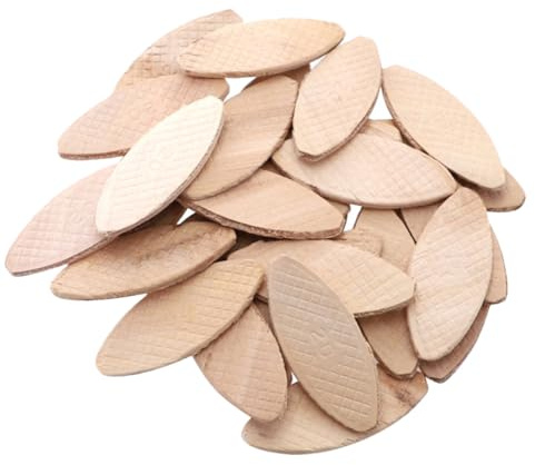 STAHAD 100pcs Tenon Machine Wood Biscuit Joiner Connectors for Wood Board Joining Docking Tool Suitable for Furniture Joinery and Carpentry Projects
