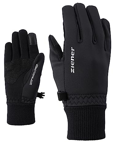 Ziener Jungen Handschuhe Lidealist Ws Junior Gloves Multisport Funktions / Outdoor-handschuhe /Winddicht, Atmungsaktiv, schwarz (black), 6.5