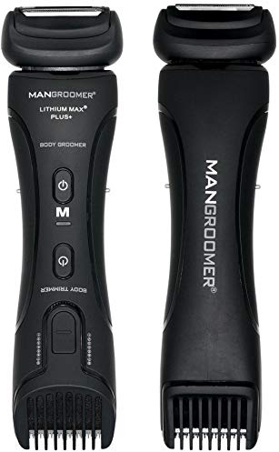 MANGROOMER Lithium Max Plus Body Groomer, Ball Groomer, Body Trimmer, Electric Groin Hair Trimmer with Free Bonus Foil Included