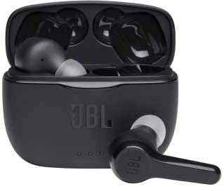 JBL Tune 215Tws In-Ear-Kopfhörer mit Mikrofon, Bluetooth, kabellos, Schwarz