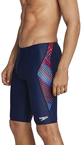 Speedo Badbyxor för män Jammer Powerflex tryckta lagfärger badbyxor