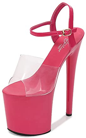 Damen High Heels 20Cm High Heels Sexy Stripperin Bühnenperformance Pole Dance High Heels Nachtclub Partytanz High Heels Plus Size Unisex