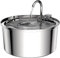 TOMXCUTE Cat Water Fountain for drinking, 3.2L Stainless Steel Pet Fountain, Cat Drinking Fountain Dishwasher Safe, Water Dispenser for Cats and Dogs, with Upgraded Pump and 3 Replacement Filters