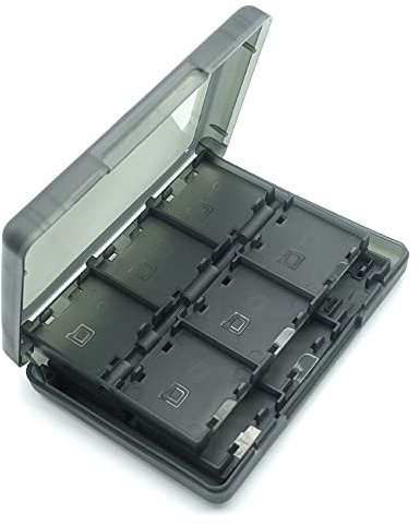 Zhixteu 28 en 1 Porte-Cartes de Jeu pour Nintendo 3DS / DSi/DSi XL/DSi LL/DS/DS Lite, Porte-Boîte de Rangement pour Cartouches (Noir)