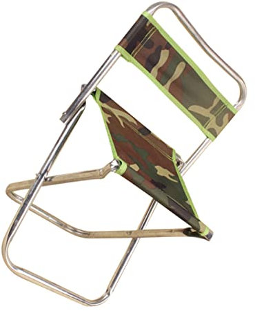 BESPORTBLE Sedia Pieghevole Portatile per Campeggio Sedia da Pesca Resistente e Leggera per Usi all Aperto