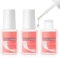 3Pcs Extra Strong Nail Glue for Acrylic Nails, Nail Glue with Brush for Nail Repair, Long Lasting Nail Tip Adhesive Bond Glue, Professional False Nail Adhesive Glue for Salon & Home Use