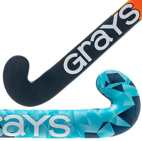 Grays Aftershock - Bastone da hockey su prato in legno, profilo ultrabow per principianti e giovani, ideale per giochi all'aperto, 76,2 cm