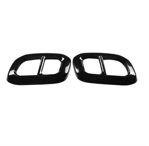 DZSFDGDDFGD Endrohre Auto Edelstahl Auspuff Schalldämpfer Endrohrblende Für Mercedes Für Benz Für GLE350 Für GLE450 Für GLC Für GLS W167 X253 X167 Schwarz Auspuffblenden