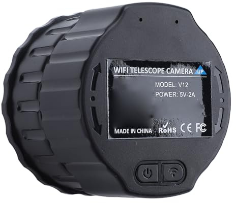 MENDUNER Okular Teleskop, Digitales Okular, 4MP, 2K Videoaufzeichnung, Integrierte Apps, Elektronische Okularkamera für 1,18 1,97 Zoll Teleskope (BLACK)