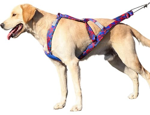 Zuggeschirr für Hunde, Bequemes Welpengeschirr Hund Brustgeschirr, Vielseitig Outdoor Hundeseil Hundeleine Leine Seil für Kleine Große Hunde