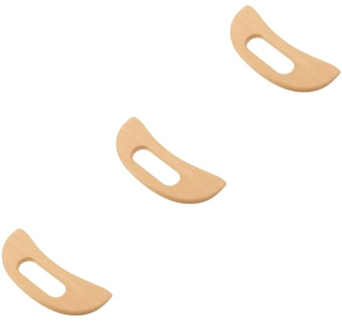 FRCOLOR 3 Stk Rollstock Aus Holz Massageball Klebstoffentferner Massagerolle Rückenkratzer Werkzeug Muskelschaber-tool Massage-tools Massageplatte Für Zu Hause Verschrottungsbrett Hölzern