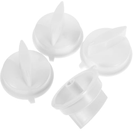 COLLBATH 4pièces Boutons De Minuterie Réglables Pour Four Remplacement Pour Cuisinière Commande Mécanique Pour Maison Et Cuisine