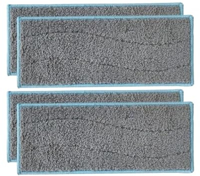 Wet Mopping Pads，Compatible for Braava，Jet M6 Robot Vacuum Cleaner, Washable Mop Cloths Rags Pads Replacement Accessories Parts(4pcs)