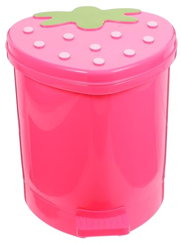 DOITOOL Mini Pattumiera Coperchio in Plastica per Tavolo, Piccolo Cestino per Rifiuti da Ufficio e Cucina, Contenitore Rifiuti Compatto per Scrivania e Uso Domestico Colore Colore Casuale