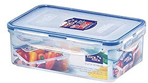 Lock & Lock HPL817 Rectangular Caja 1L Azul, Transparente 1pieza(s) recipiente de almacenar comida - Recipiente para alimentos (205 mm, 134 mm, 69 mm, 1 pieza(s))