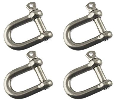 4pk 12mm acier galvanisé d'accastillage manilles de Remorquage Levage Lien Dee