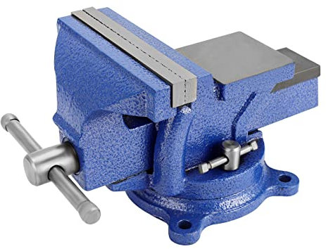Youyijia Table Vice 5 Heavy Duty Bench Vice with 360 Degrees Swiveling Base Cast Iron Workshop Vise Swivel Workshop Bench Vice Clamp for Workshop Factory Tool Material Clamping Fixing