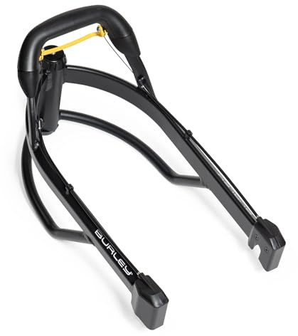 Burley Unisex – Erwachsene Einradanhänger_3091996512, Schwarz, One Size