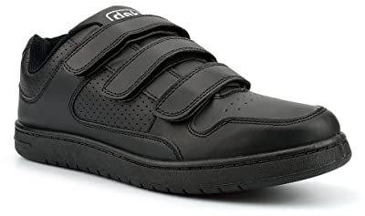 Mens Touch Fastening Shoes Mens Touch Fasten Trainers Boys School Shoes Mens Black Trainers Mens Trainers Mens Casual Shoes Boys Black Shoes Boys Shoes Mens Shoes Black
