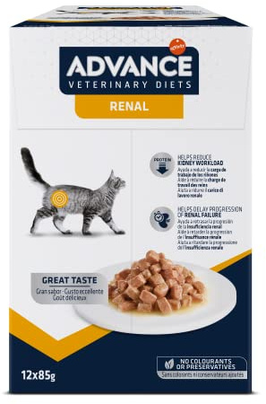 Advance Veterinary Diets Renal Nourriture Humide pour Chats: Multipack 12 sachets 85g