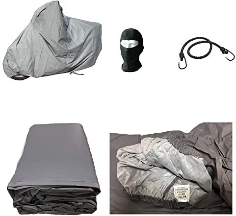 KOMPATIBEL MIT BMW F 800 R MOTORRADABDECKUNG FLEECEABDECKUNG 100% WASSERDICHT Anti-HAGEL 250G UNIVERSAL XL FÜR MOTORRADROLLER MAXISCOOTER UND MAXIMOTO