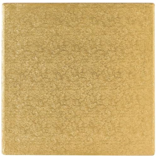 BrandNewCake® Cakedrum Gold Quadratisch 35cm - Robuste Kuchenplatte für Perfekte Präsentation