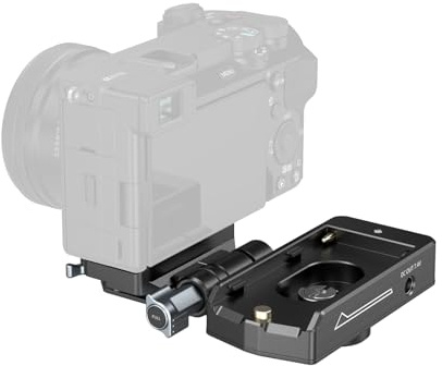 SMALLRIG Placa de Batería NP-F Con Liberación Rápida para Arca-Swiss, Adaptador Compacto y Plegable para Cámara DSLR, Trípode, Compatible Con NP-F970-4696