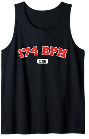 Drum n Bass Design | DNB Drum und Bass 174 BPM Tank Top