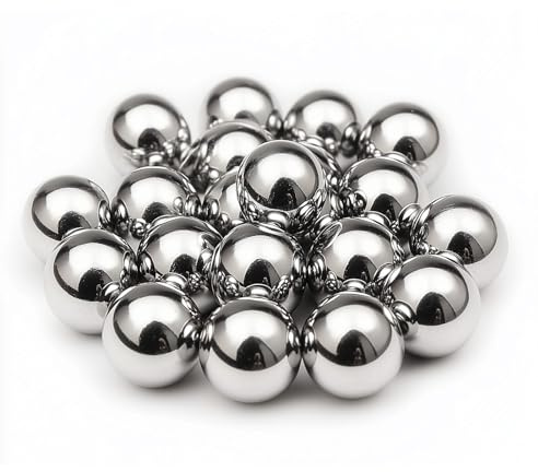 HiPicco 5/16 Bearing Balls 304 Stainless Steel G100 Precision Balls 25Pcs | Good Hardness and Durability, For Bicycle Bearings, Drawer Slides, Casters