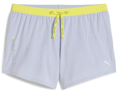 PUMA Damen Run Knit 3 Split Shorts M Cool Weather Blue