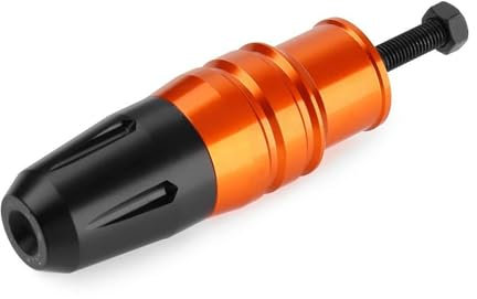 VAHAKKRMVM Motorrad-Sturzschutz Für Z900/RS Z800 Z750 Z1000/SX ZX10R Z250 (2024) Motorrad-Sturzpads Auspuff-Schlittenschutz(Orange)