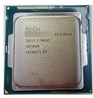 Procesador CPU Xeon E3 1281 V3 de Cuatro núcleos a 3,7 GHz LGA 1150