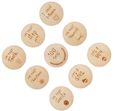 Uonlytech Set de Cartes pour Jalons de Accessoires Photo pour Souvenirs de Premiers Années Adorables et Uniques
