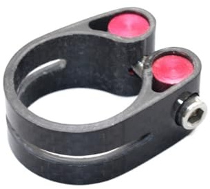 Sattelklemme Fahrrad Carbon Sattelstütze Klemme 27,2mm 30,8mm 31,6mm Locking Sitzrohr Clip Ultraleicht Zubehör(C 31.6mm)