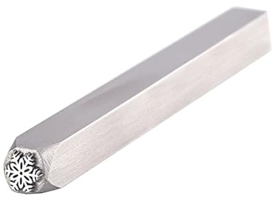 CYHTYM Schlagzahlen 5 mm Metall-Stanzwerkzeug, 12 Verschiedene Muster, verwendet für manuelle DIY-Schnitzformen(Pattern8)