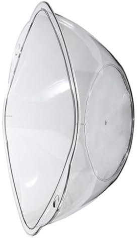 Healvian Bassine Plastique Transparente Résistante et Bac Lavage Visage Multifonction pour Usage Domestique et Salon Bassin Visage Épais et Pratique Adapté pour Soins Peau