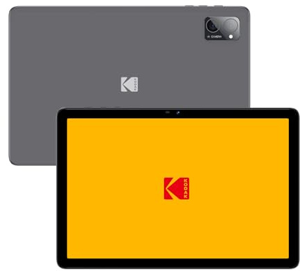 KODAK K10 Tablet 10 Zoll Android 15 Tablet PC, 12GB RAM+64GB ROM, 1TB Erweiterbarer Speicher, Octa-Core Prozessor, 1920x1200 FHD Touchscreen, 6000mAh Akku, Dual WLAN, Bluetooth