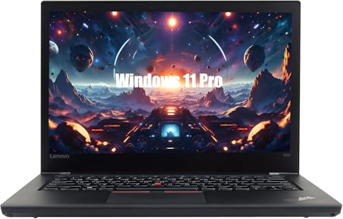 Lenovo Thinkpad T470 Business Laptop, 14 FHD (1920x1080), Intel Core i5-7200U, 8 GB RAM, SSD da 256 GB, tastiera US QWERTY Windows 11 Pro (ricondizionato)