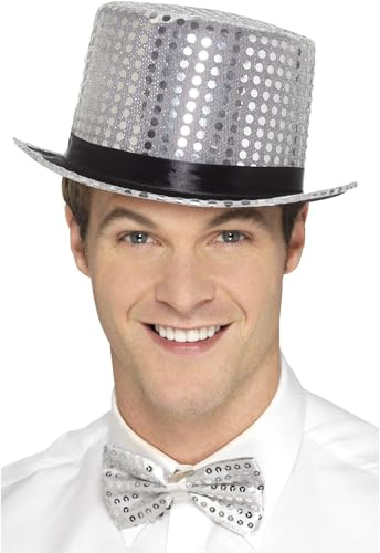 Smiffys 48262 Sequin Top Hat (One Size)