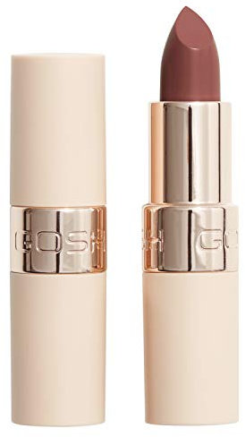 GOSH Luxury Nude Lippenstift mit leichtem Schimmer I intensive Nudetöne für ein natürliches Ergebnis I spendet Feuchtigkeit für weiche Lippen I langanhaltend, parfümfrei & 100% vegan I 003 Stripped