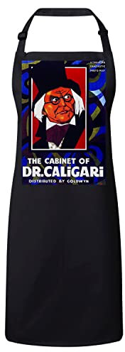 Fabulous Premium-Küchenschürze Schwarz Dr. Caligari Vintage Retro Film Kinoplakat Werbung