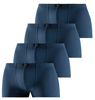 S.Oliver Herren Mh-35h_ls Boxershorts, 4X Marine, L EU
