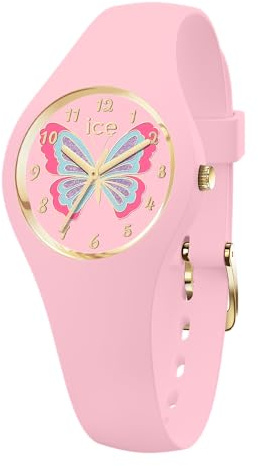 Ice-Watch - Ice Fantasia Butterfly Rosy - Rosa Mädchenuhr mit Plastikarmband