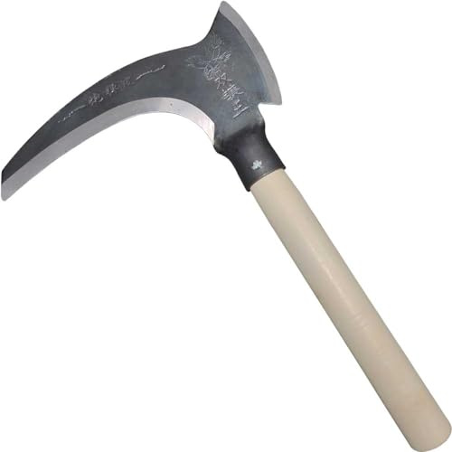 XIAOLUHSYI Scythe Tool，Sickle Garden Tool，Scythe Weapon,Long Handle Sickle