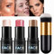 MKNZOME 3 Stück Contouring Stick Blush Stick Highlighter Stick, 3-in-1 Rouge Stick Concealer Stick Creme Blush Milk Bronzer Stick, Konturenstift Make Up für Wangen, Augen und Lippen, Langanhaltend