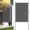 Ollewiellan Tenda da sole verticale per esterni, 150 x 270 cm, allungabile, tenda da sole verticale con manovella senza fori, protezione per balcone e terrazza, antracite