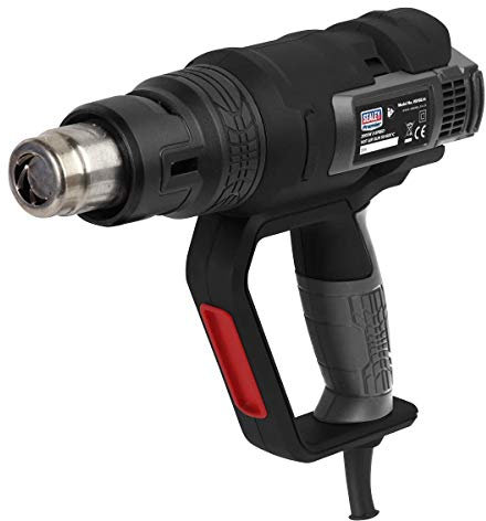 Sealey Pistola de aire caliente HS102 de 3 velocidades, 50°C-600°c, 2000W
